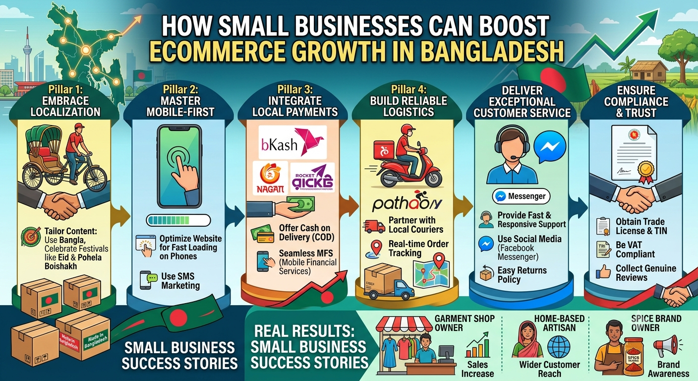 How Small Businesses Can Boost Ecommerce Growth in Bangladesh