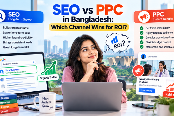 SEO vs PPC in Bangladesh: Which Channel Wins for ROI?